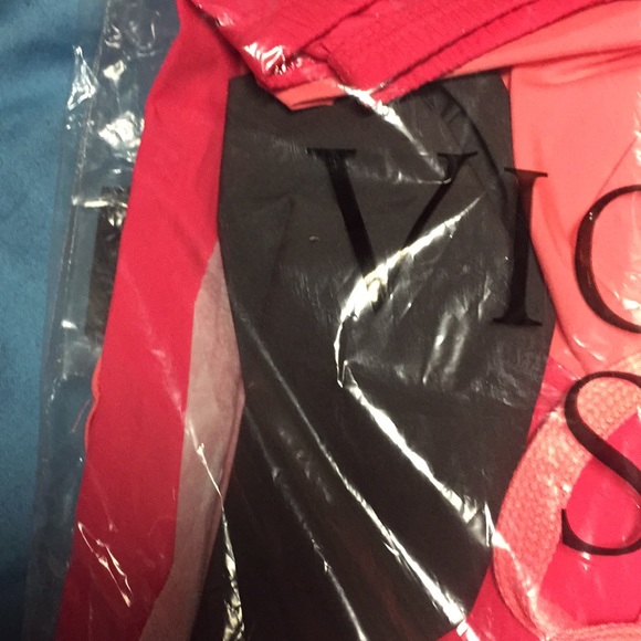 PINK Anorak Windbreaker M/L Neon Red M/L NEW - Picture 7 of 8
